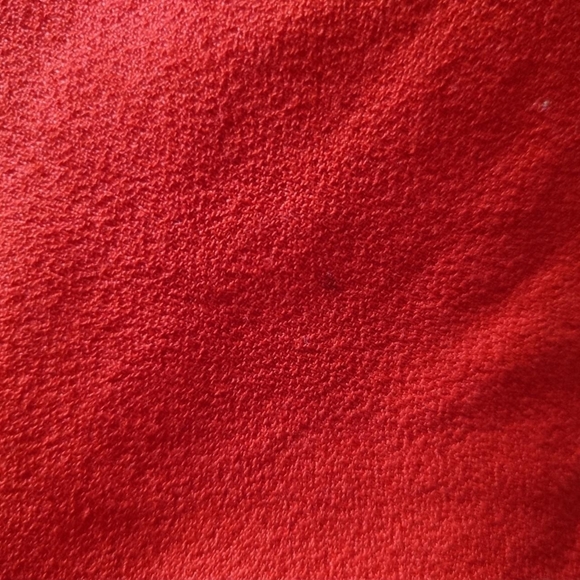 Maje red frilly summer dress Size 2 uk 10Zip fastening New with tags see descrip - Picture 8 of 8